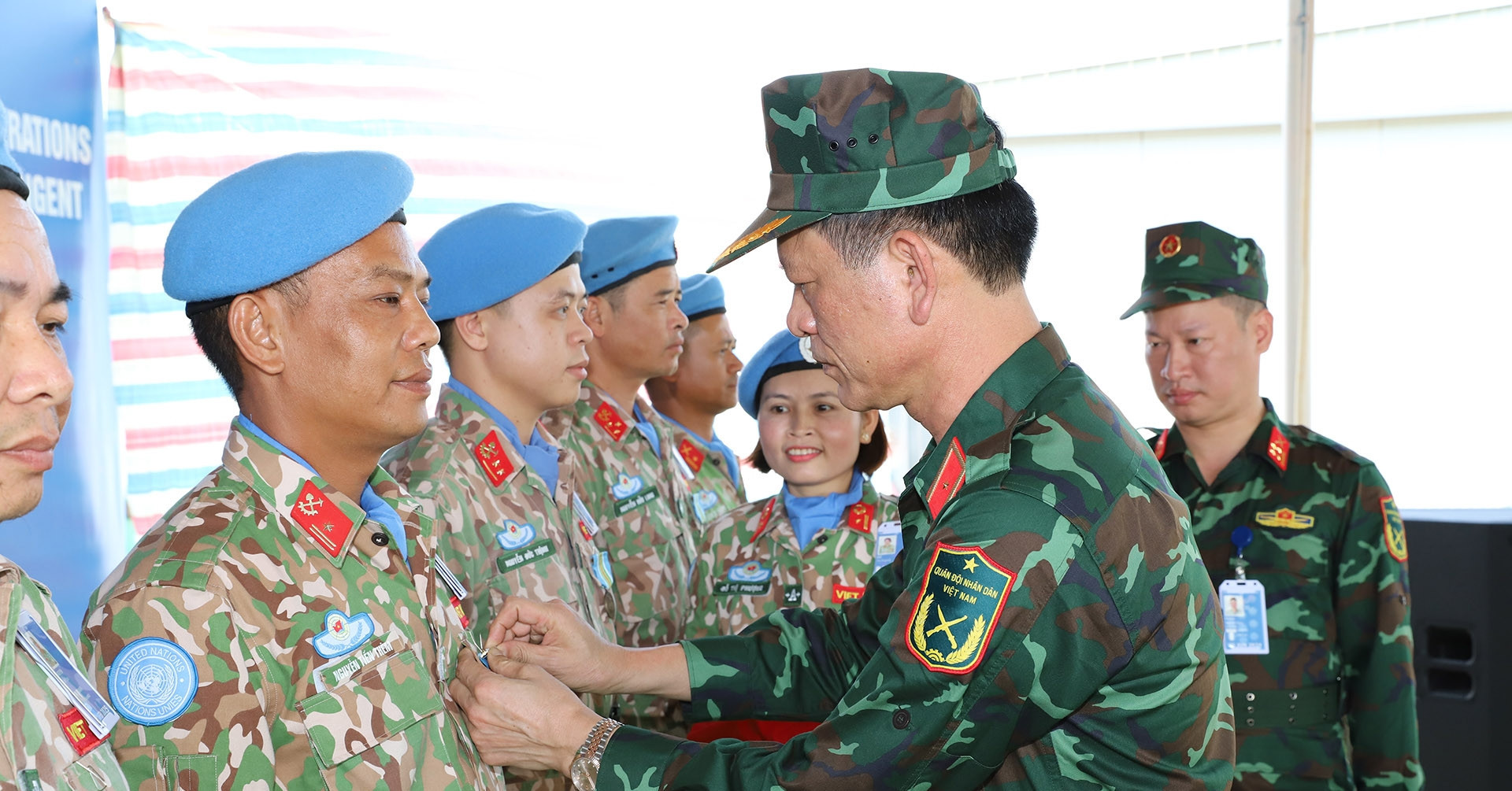 Vietnamese engineers in Africa receive UN Peacekeeping Medal