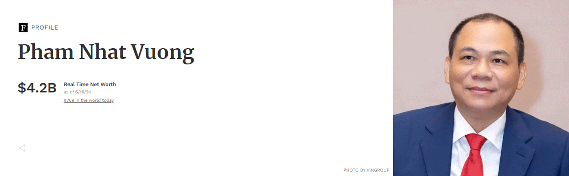 Pham Nhat Vuong’s wealth and commitment: A deep dive into VinFast’s future