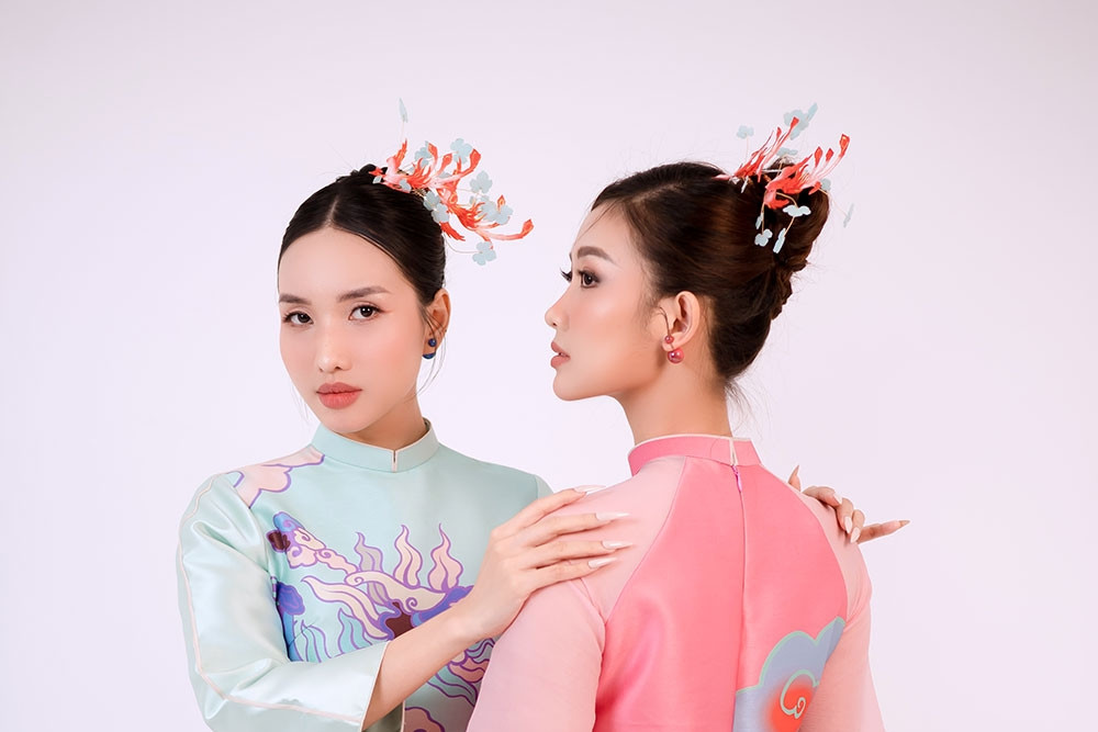 Tran Thien Khanh's Ao dai collection celebrates Vietnamese heritage