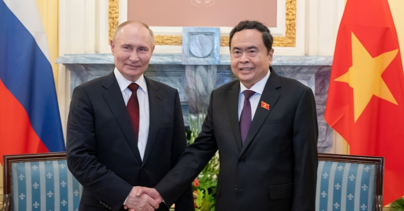 President Putin welcomes visit of VN National Assembly Chairman Tran Thanh Man