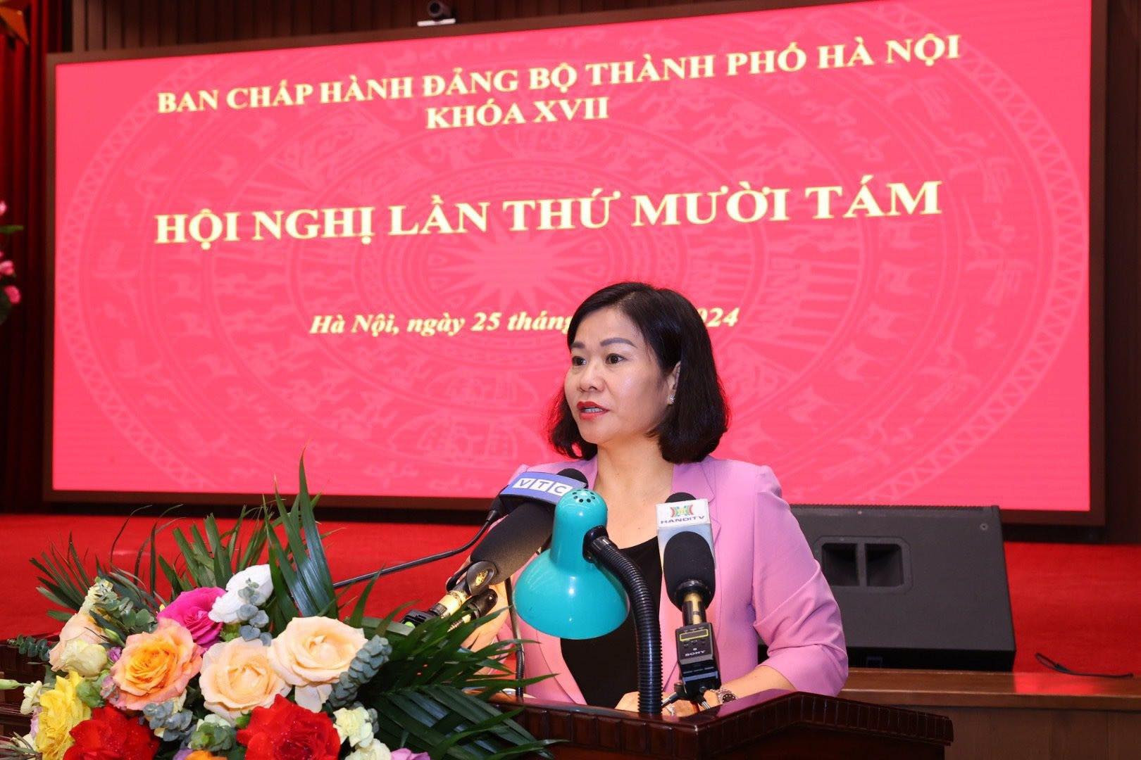 Politburo names Nguyen Thi Tuyen interim leader of Hanoi Party Committee