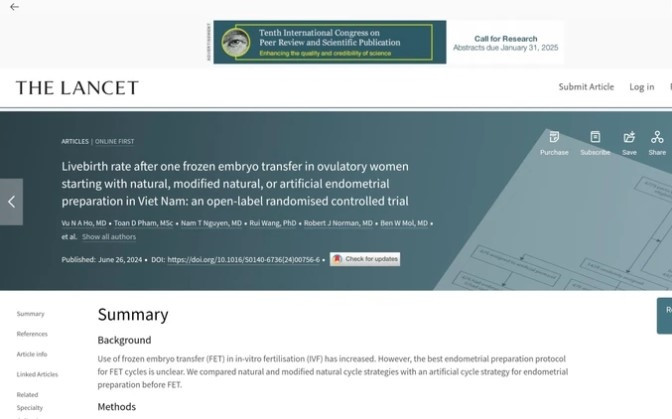 the lancet honours vietnamese doctors research picture 1