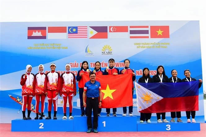 Vietnam wins 12 medals at Southeast Asia rowing, canoeing championships