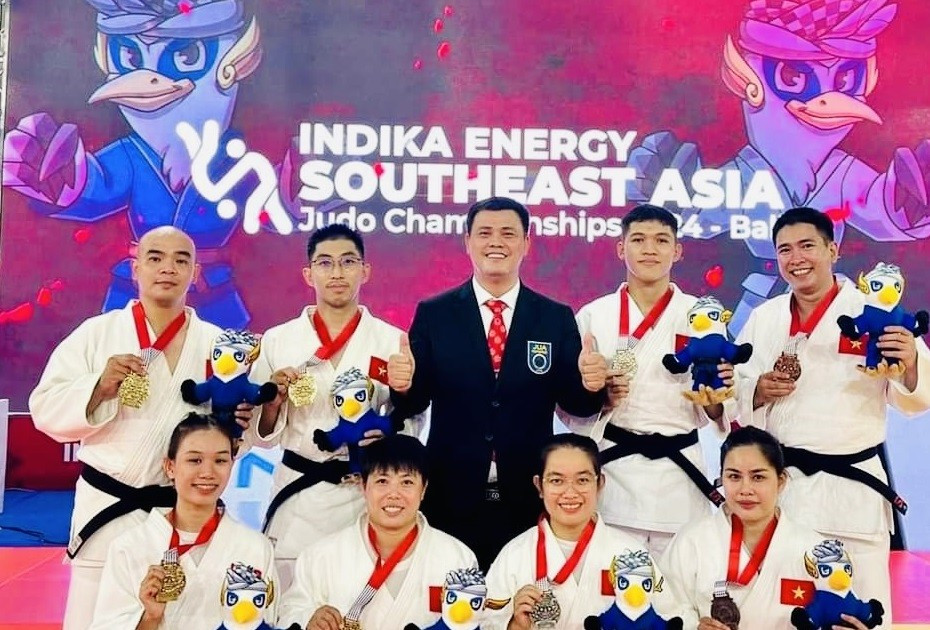 Việt Nam đứng đầu Giải vô địch Judo Đông Nam Á 2024 với 20 huy chương vàng