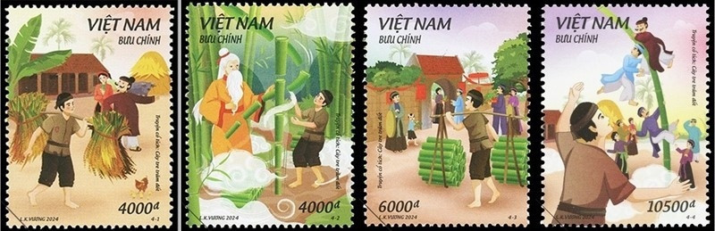 vietnamese fairytale-inspired stamp set for release picture 1
