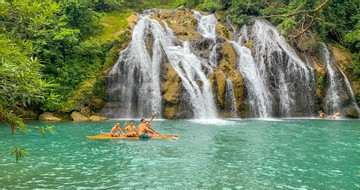 Healing waters and unique cuisine await at Ta Puong Waterfall