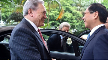 New Zealand Foreign Minister Winston Peters visits Vietnam