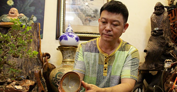 Artisan in Ho Chi Minh City uses 24K gold to revive broken ceramics