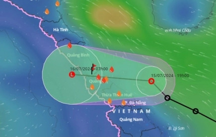 Tropical depression makes landfall, causes heavy rain