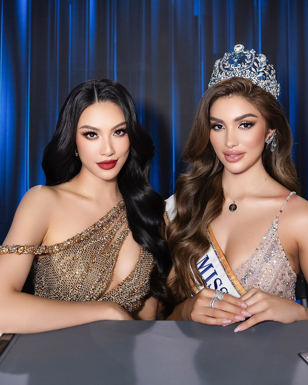 Kim Duyen và Miss Supranational 2023 Andrea Aguilera.JPG