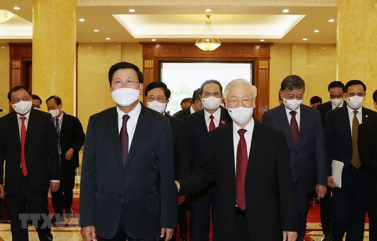 a look back at party leader nguyen phu trong in meetings with world leaders picture 14