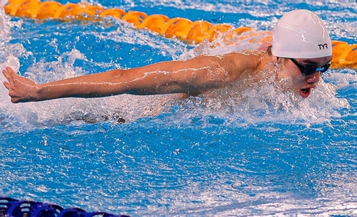 Swimmer Huy Hoang aspires to surpass himself