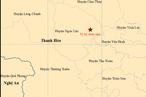 Thanh Hoa experiences 4.1 magnitude earthquake: Minor shaking reported