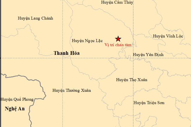 Thanh Hoa experiences 4.1 magnitude earthquake: Minor shaking reported