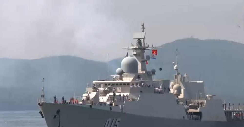 Welcoming ceremony held for Vietnamese Frigate Tran Hung Dao in Vladivostok