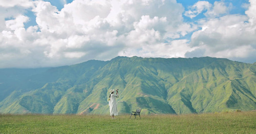 Lush green Ta Xua meadows, a mini Switzerland near Hanoi