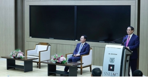 PM delivers policy speech at Seoul National University