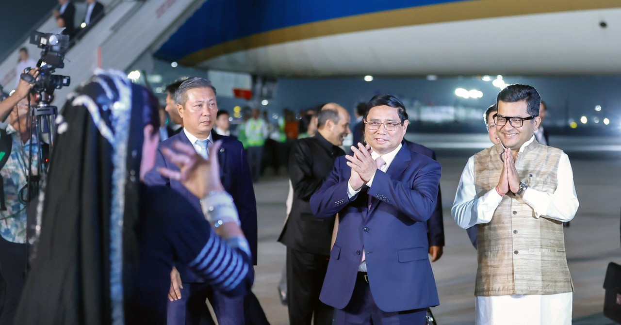 Vietnamese Prime Minister arrives in New Delhi for State visit