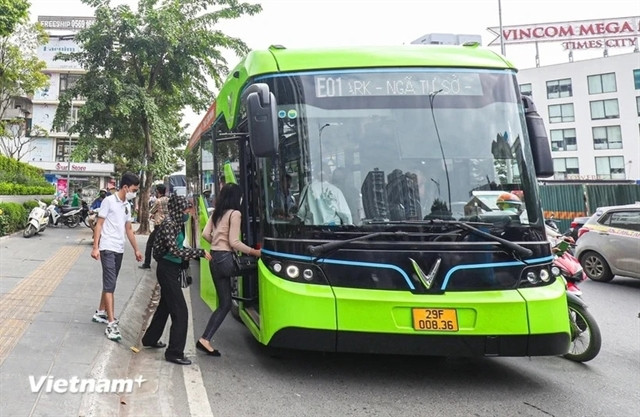 Hanoi to go green with electric buses by 2035