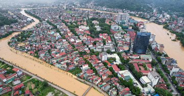 Cao Bang city faces largest flood in two decades: Nearly 200 homes submerged