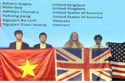 All VN students win prizes at Int'l Olympiad on Astronomy and Astrophysics