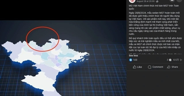 MG apologizes for Vietnam map error in promotional video