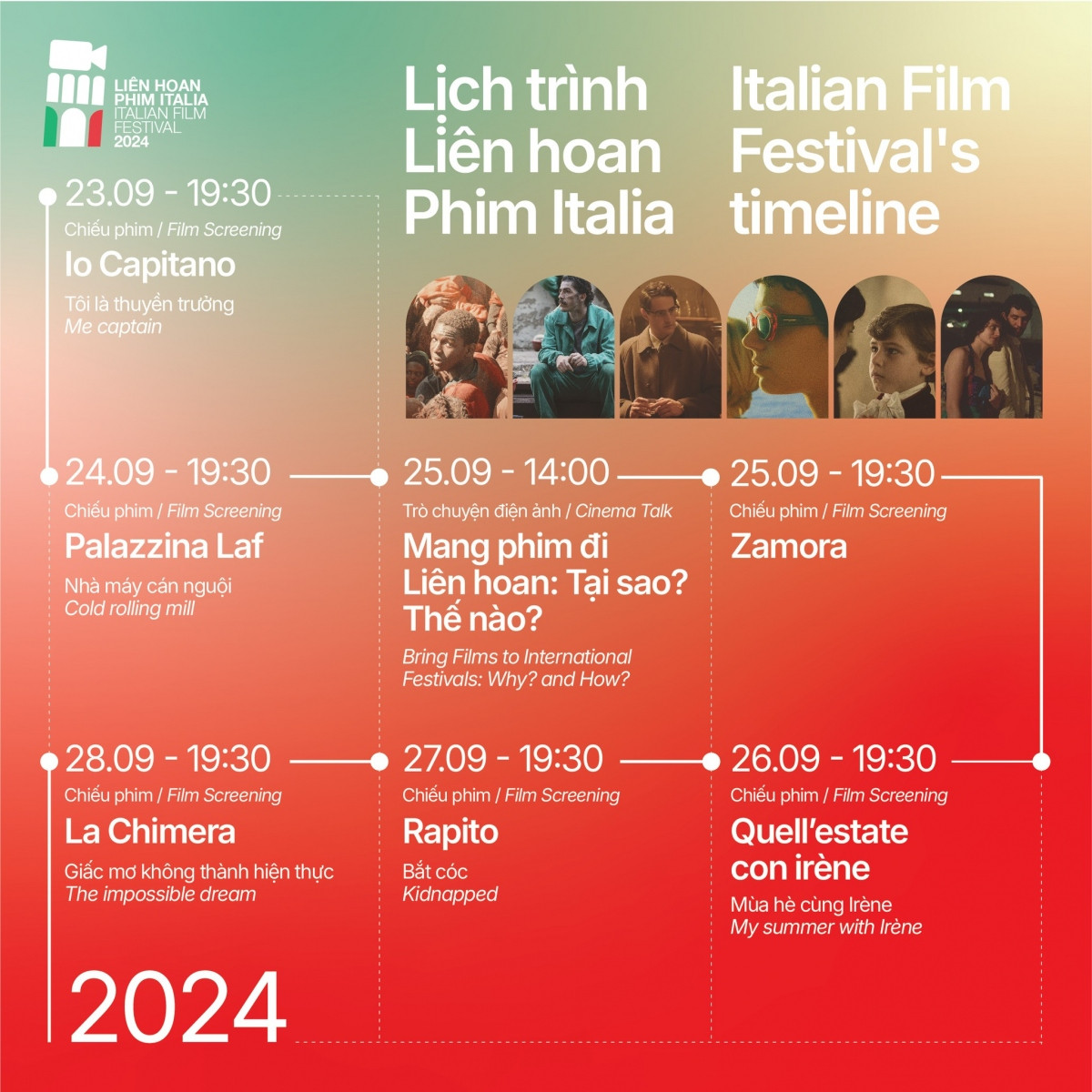 Hanoi ospiterà il Festival del cinema italiano nel 2024 Immagine 1