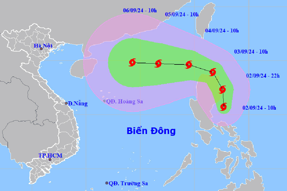 Typhoon Yagi heads towards the East Sea with potential for extreme strength