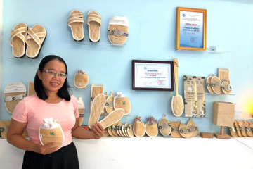 Da Nang woman turns discarded fruit into useful items, earns good income