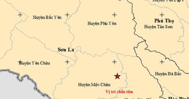 Two earthquakes Hit Son La and Kon Tum on September 23