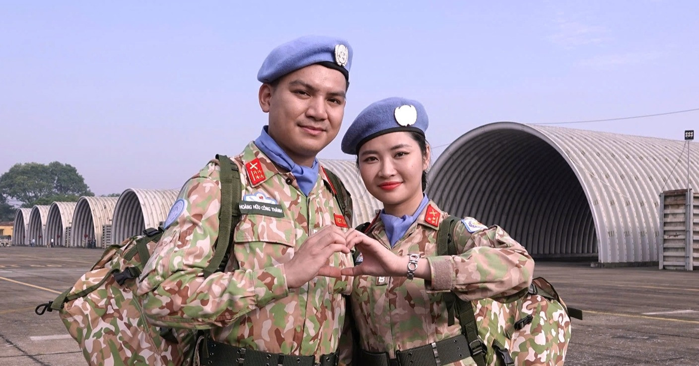 Vietnamese couple embarks on peacekeeping mission together