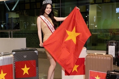 Miss Tourism runner-up Ha Trang heads for The Miss Globe in Albania