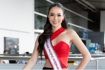 Binh Thuan native departs for Vietnam at Miss Asia Pacific International