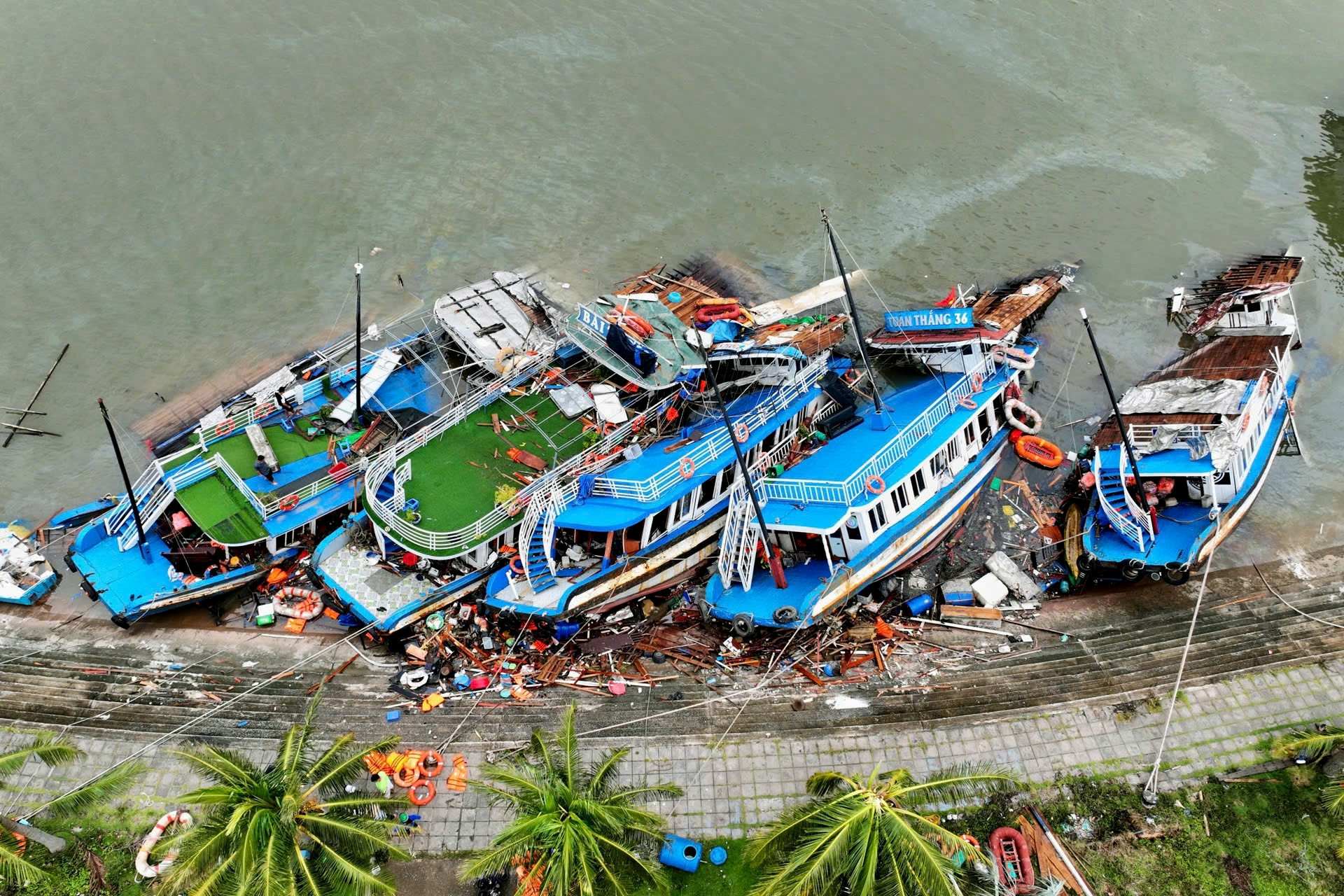 Tourists visit Typhoon Yagi epicenter, Ha Long revives at lightening speed