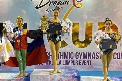 Vietnamese gymnasts win five gold medals at Dream Cup Vivace 2024