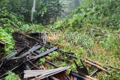 Another landslide buries houses in Lao Cai, 7 reported missing