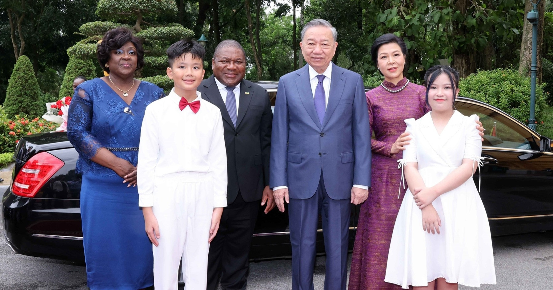 President & First Lady host Mozambican President for high-level diplomatic visit