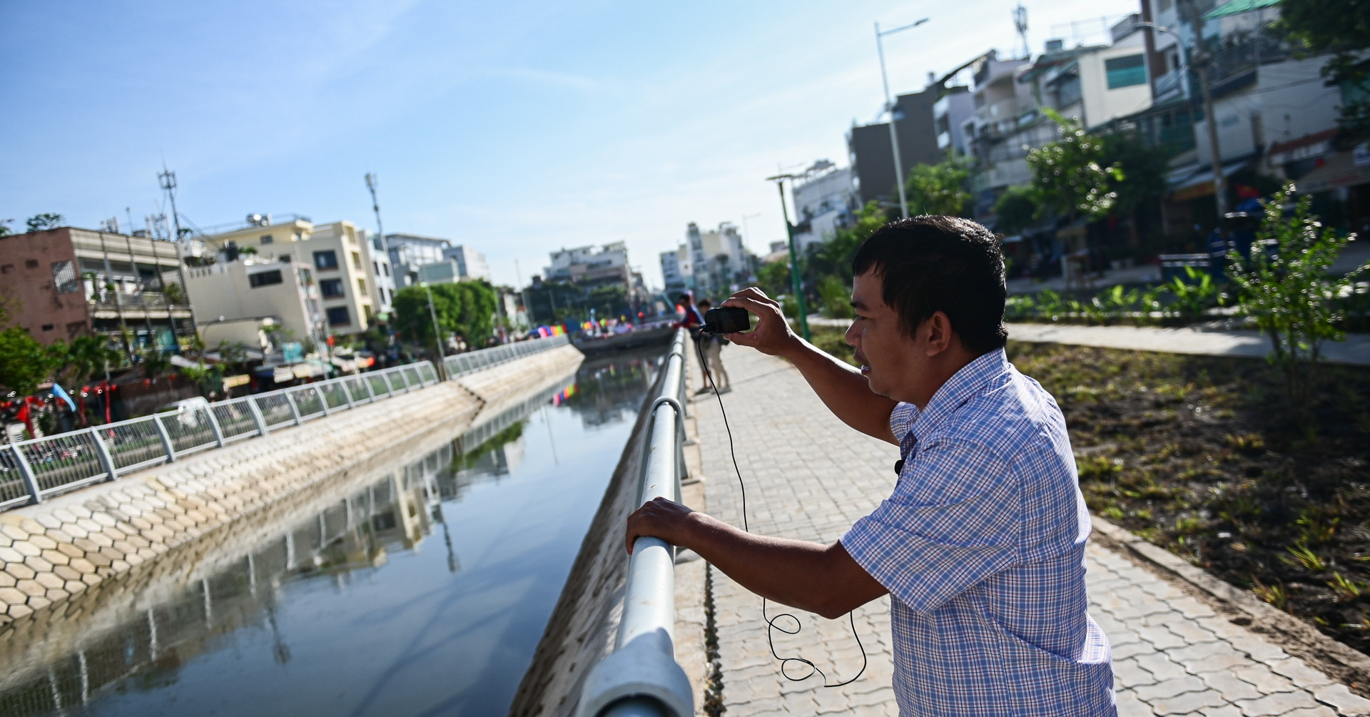 Hang Bang Canal revitalized, bringing joy to HCM City residents