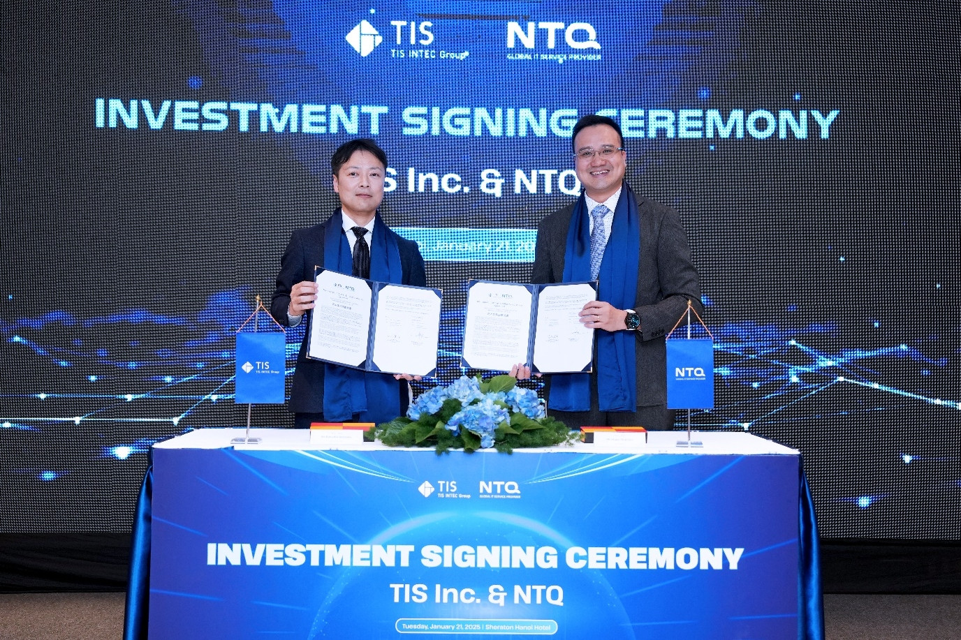 NTQ announces capital & business alliance with Japan's IT leader TIS Inc.