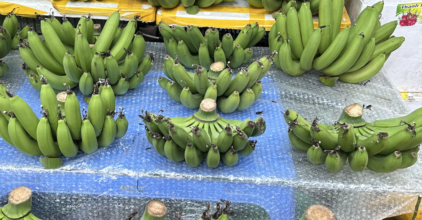 Record-high prices for green bananas at Tet markets shock shoppers