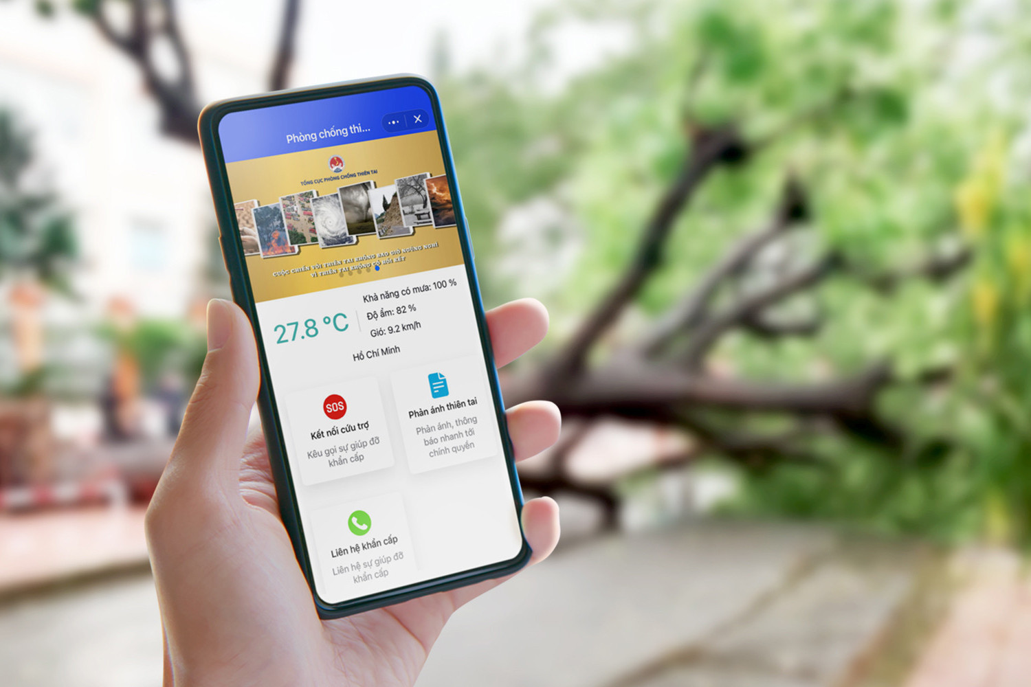 Zalo Mini app Phòng chống thiên tai Việt Nam là một công cụ mới hỗ trợ người dân trong công tác phòng chống thiên tai.jpg