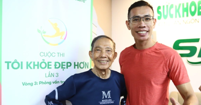 Elderly man leads by example: Exercise is ageless