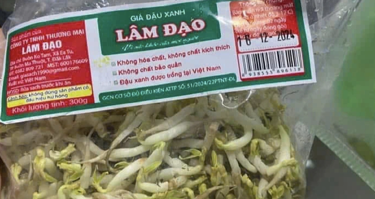 Dak Lak toxic bean sprouts: 4 arrested, chemicals linked to severe health risks