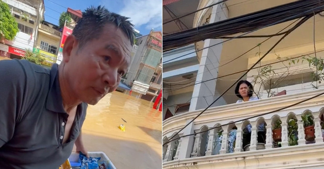 A father's flood rescue shows Vietnam the true meaning of parental love
