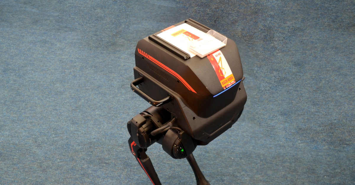 University clarifies research role after foreign robot mislabeled at exhibit