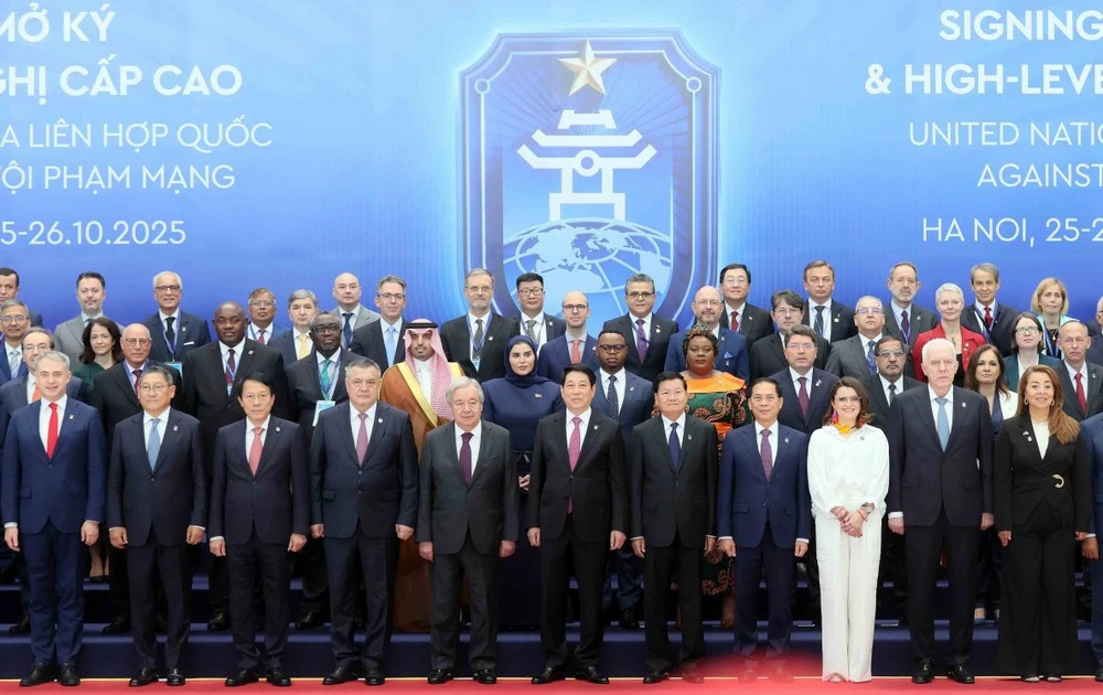 Signing ceremony of UN Convention against Cybercrime solemnly opens in Hanoi