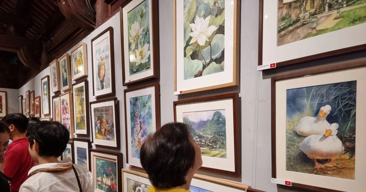 International watercolour painting exhibition opens in Hanoi