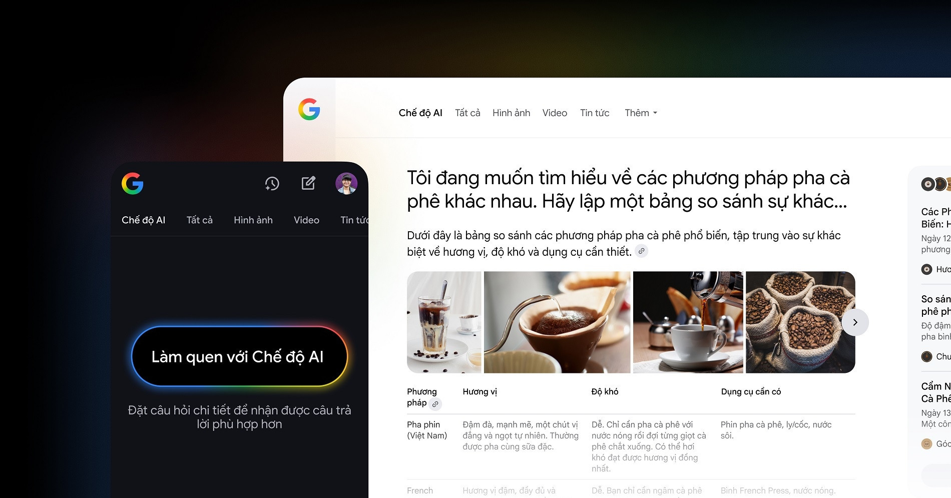 Google's most advanced search mode now supports Vietnamese