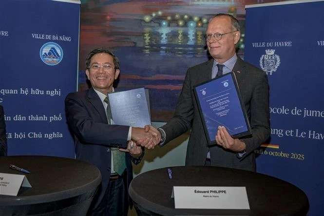 Vietnamese, French port cities set up cooperative, friendly ties