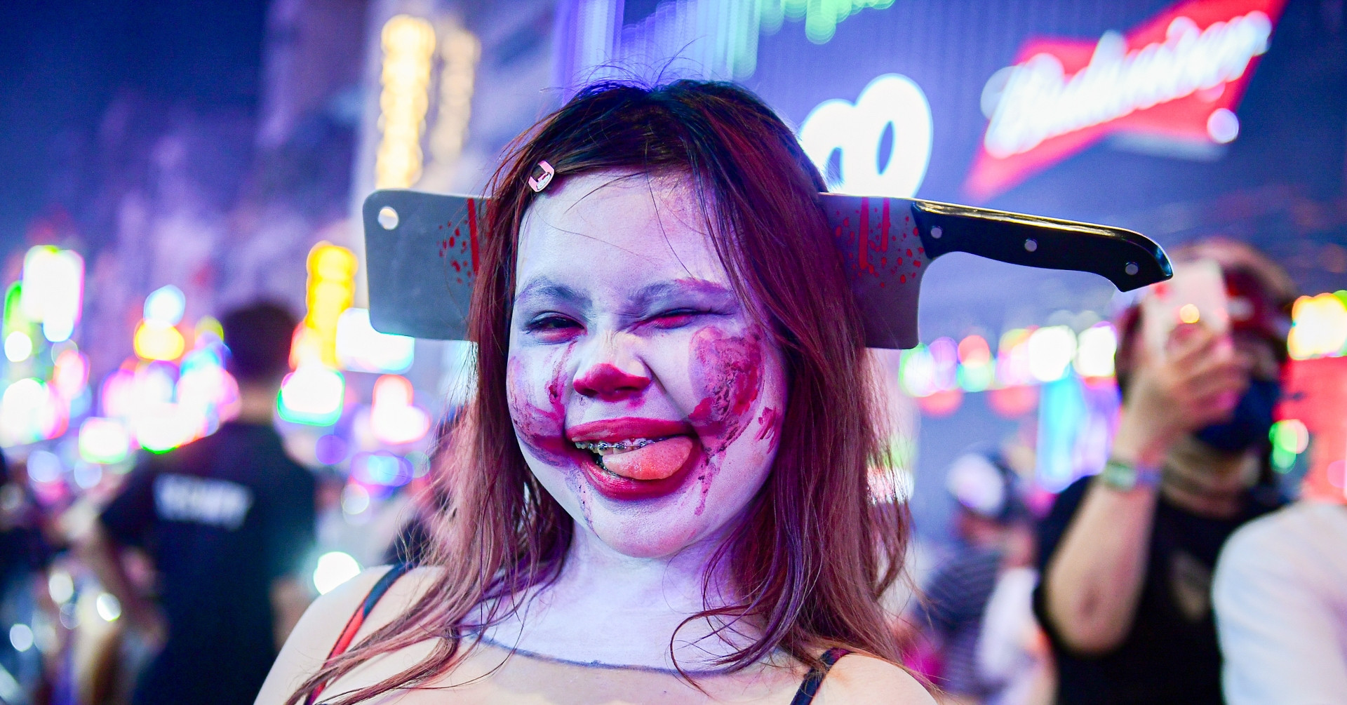 Bui Vien becomes a spooky wonderland for Halloween revelers